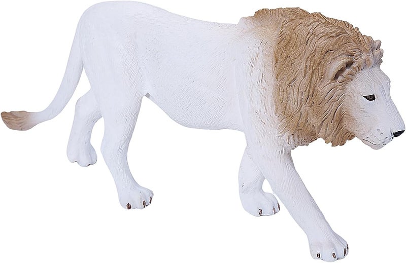 MOJO – White Lion | Hand-Painted Toy Figure | Wildlife Collection | True to Life & Highly Detailed | Designed in UK - Image 3